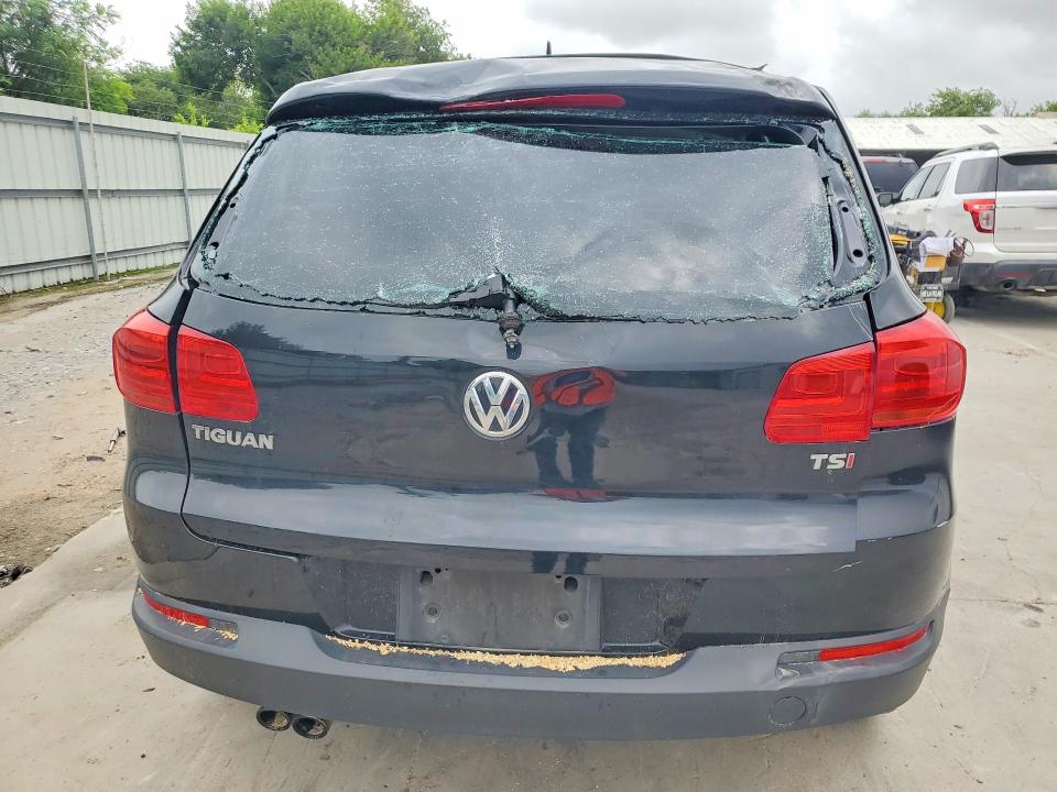 2016 Volkswagen VIN WVGAV7AX3GW542125 COPART salvage auction — ROOF, TX - SALVAGE VEHICLE TITLE, sold $40 on 2026-07-28 (photo 6)