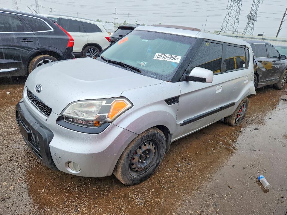 2010 Kia Soul VIN KNDJT2A22A7164317 COPART salvage auction — REAR END, Il - Salvage Certificate, sold $350 on 2026-07-09 (photo 1)