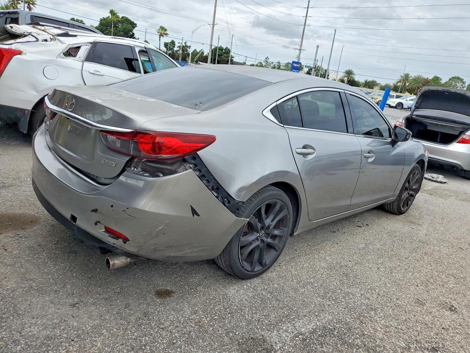 2014 Mazda 6 VIN JM1GJ1V64E1122831 COPART salvage auction — REAR END, Fl - Cert Of Title Slvg Rebuildable, sold $1,000 on 2026-07-14 (photo 3)