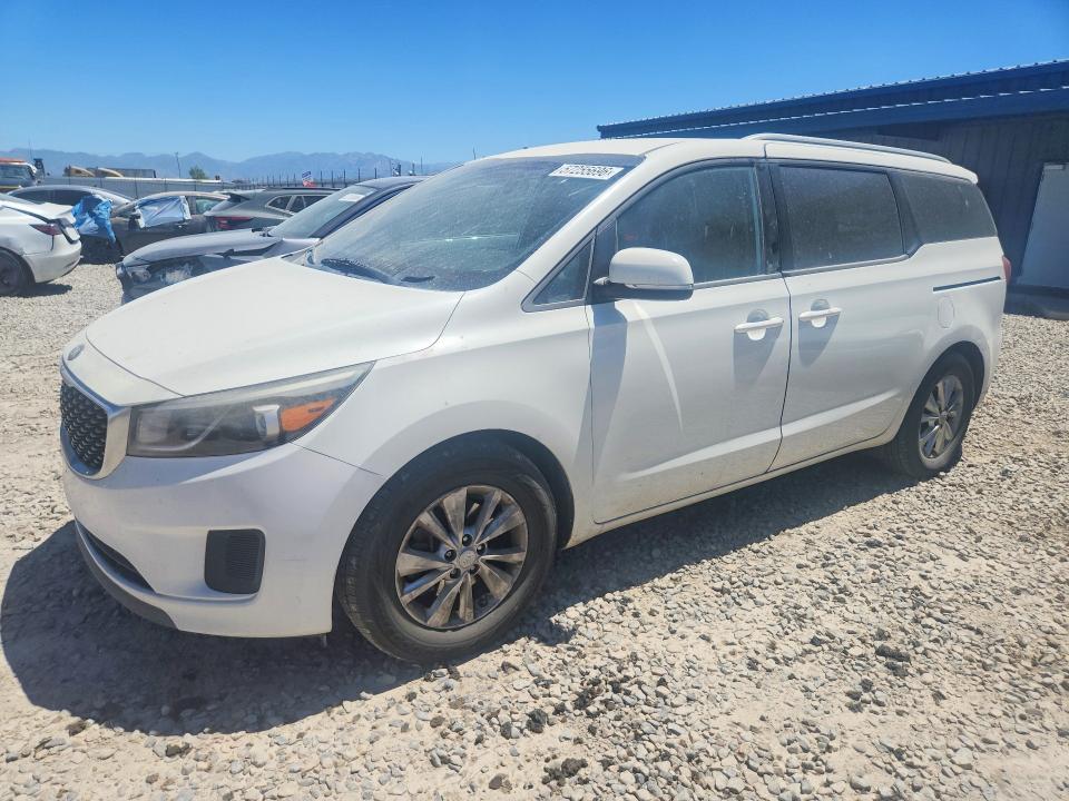2016 Kia VIN KNDMB5C12G6092216 COPART salvage auction — MINOR DENT/SCRATCHES, Ut - Certificate Of Title, sold $2,050 on 2026-07-07 (photo 1)