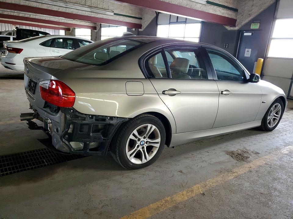 2008 BMW 3er VIN WBAVC93538K042698 COPART salvage auction — REAR END, In - Cert Of Title-Salvage Title, sold $500 on 2026-07-06 (photo 3)