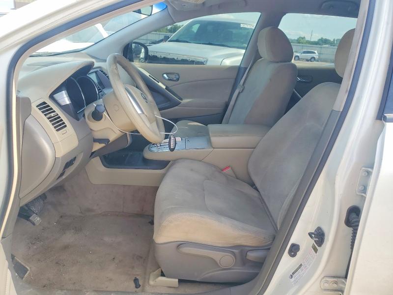 2009 Nissan Murano VIN JN8AZ18W89W134021 COPART salvage auction — FRONT END, Mo - Salvage Certificate Of Title, sold $450 on 2026-07-23 (photo 7)