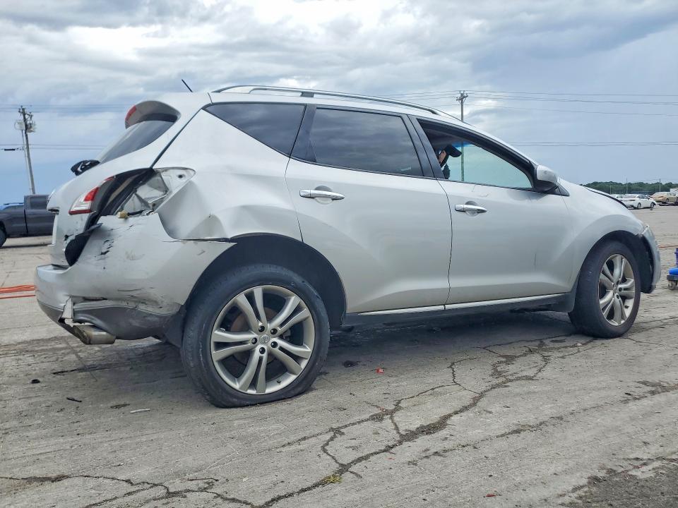 2014 Nissan Murano VIN JN8AZ1MU4EW414209 COPART salvage auction — FRONT END, Tn - Salvage Certificate, sold $450 on 2026-07-27 (photo 3)