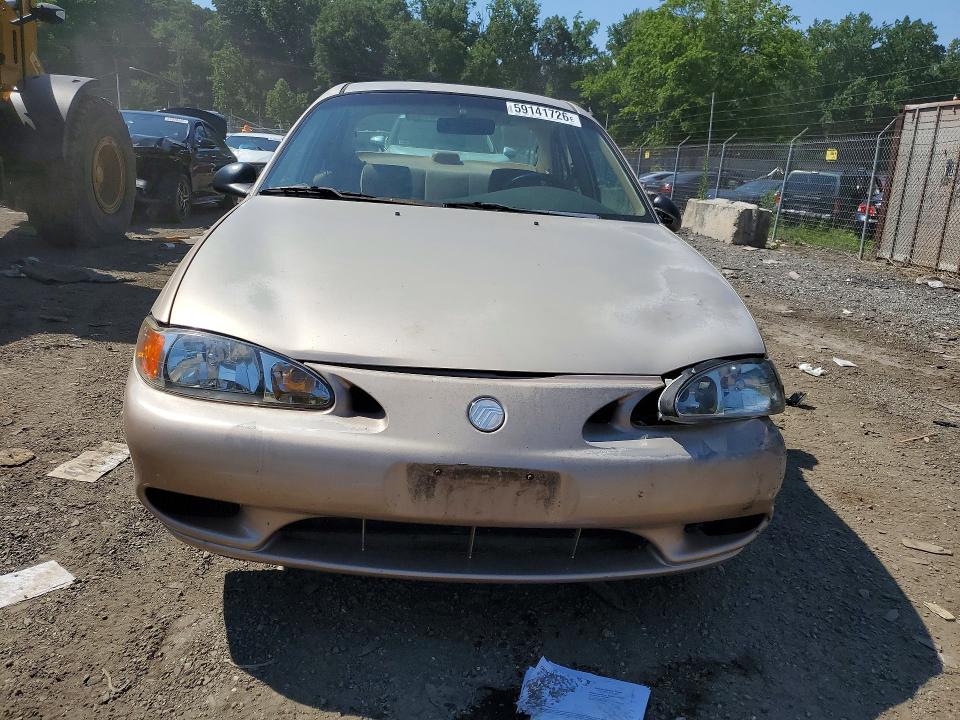 1997 Mercury Tracer VIN 1MELM13P1VW660339 COPART salvage auction — FRONT END, MD - CERT OF SALVAGE > 75% DAMAGE (P), sold $125 on 2026-07-21 (photo 5)