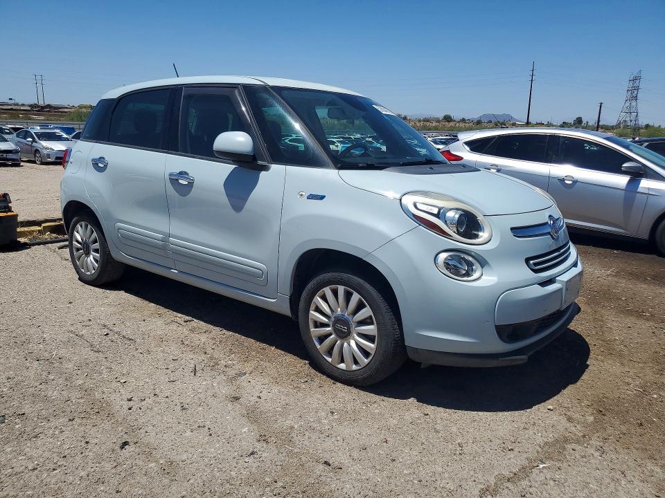 2014 Fiat 500l VIN ZFBCFABH7EZ028159 COPART salvage auction — MECHANICAL, Az - Certificate Of Title, sold $700 on 2026-07-10 (photo 4)