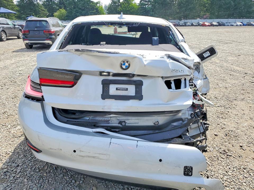 2020 BMW 3er VIN WBA5R1C02LFH80114 COPART salvage auction — REAR END, Wa - Bill Of Sale, sold $4,200 on 2026-07-10 (photo 6)