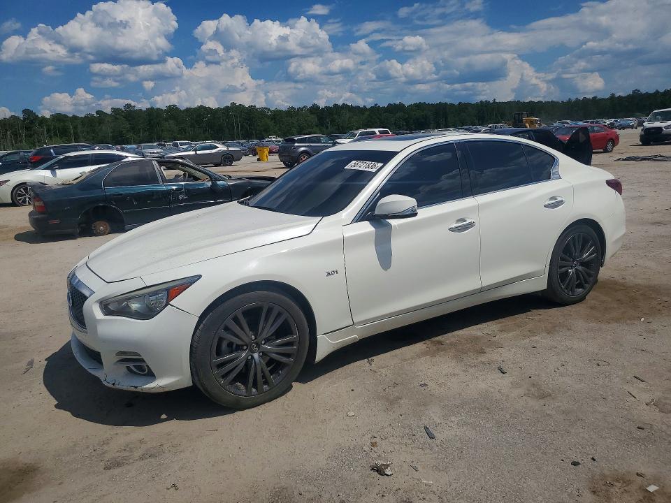 2020 Infiniti Q50 VIN JN1EV7AP6LM206533 COPART salvage auction — FRONT END, Nc - Salvage Certificate Of Title, sold $3,150 on 2026-07-22 (photo 1)