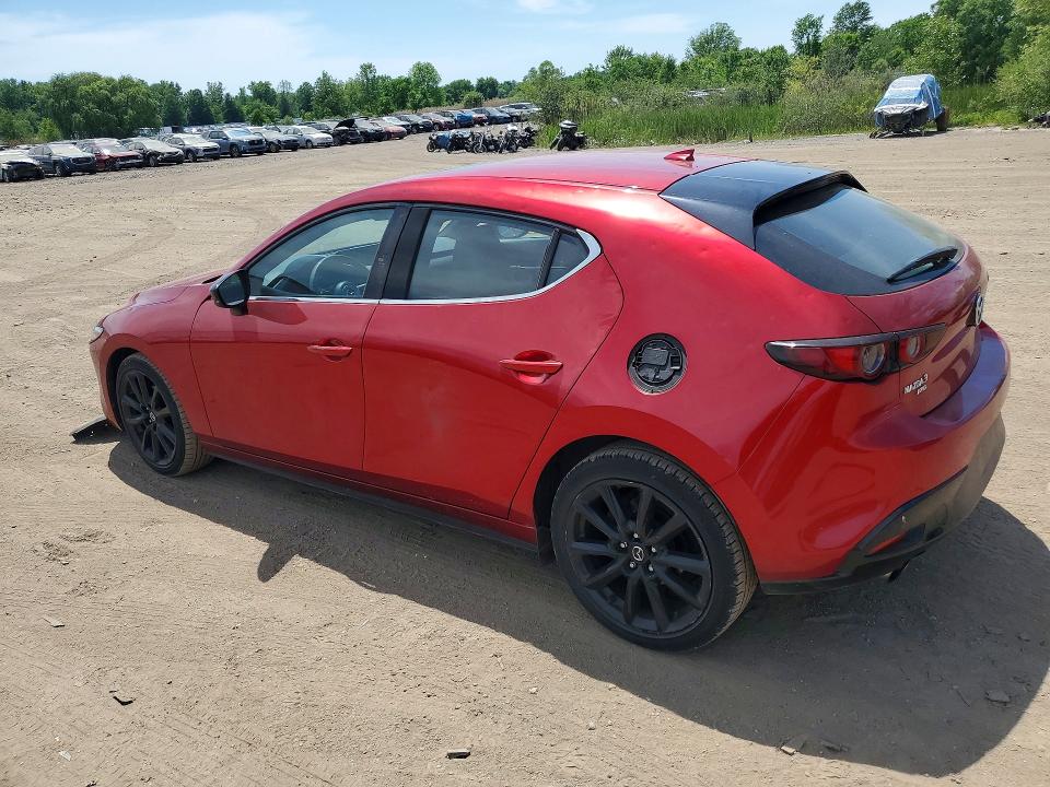 2021 Mazda 3 VIN JM1BPBJY4M1335198 COPART salvage auction — HAIL, Oh - Cert Of Title-Salvage, sold $7,400 on 2026-07-02 (photo 2)