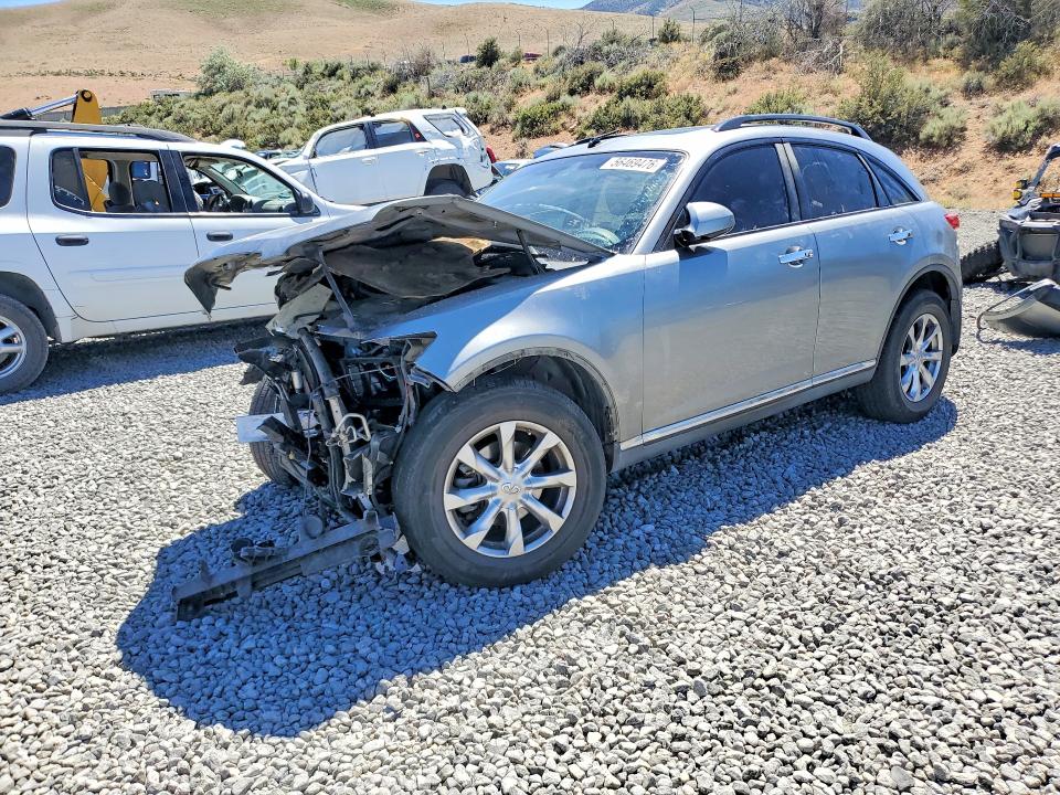2008 Infiniti Fx35 VIN JNRAS08WX8X204301 COPART salvage auction — FRONT END, NV - SALVAGE TITLE, sold $90 on 2026-07-16 (photo 1)