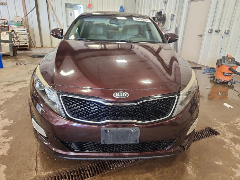 2015 Kia Optima VIN 5XXGN4A70FG455568 COPART salvage auction — REAR END, Wi - Certificate Of Title, sold $425 on 2026-07-27 (photo 5)