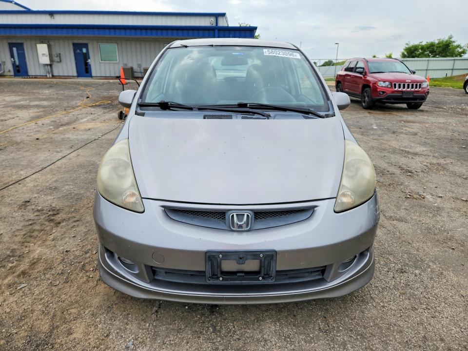 2007 Honda Fit VIN JHMGD386X7S065092 COPART salvage auction — FRONT END, Ga - Cert Of Title-Salvage, sold $225 on 2026-07-28 (photo 5)