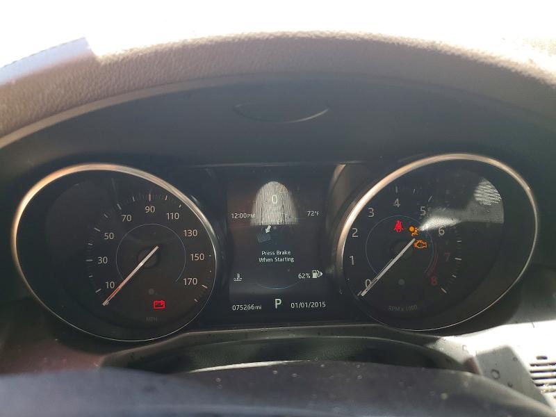 2016 Jaguar Xf VIN SAJBJ4BV2GCY16403 COPART salvage auction — FRONT END, Ga - Cert Of Title-Salvage, sold $850 on 2026-07-31 (photo 9)