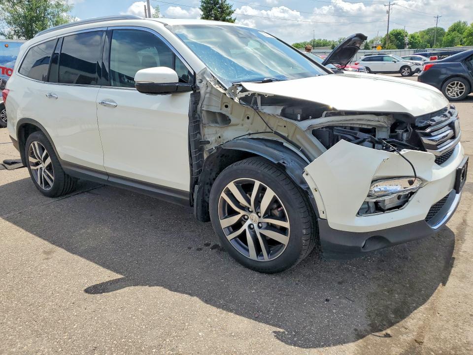 2016 Honda Pilot VIN 5FNYF6H09GB053817 COPART salvage auction — FRONT END, Mn - Cert Of Title-Salvage, sold $3,150 on 2026-07-02 (photo 4)