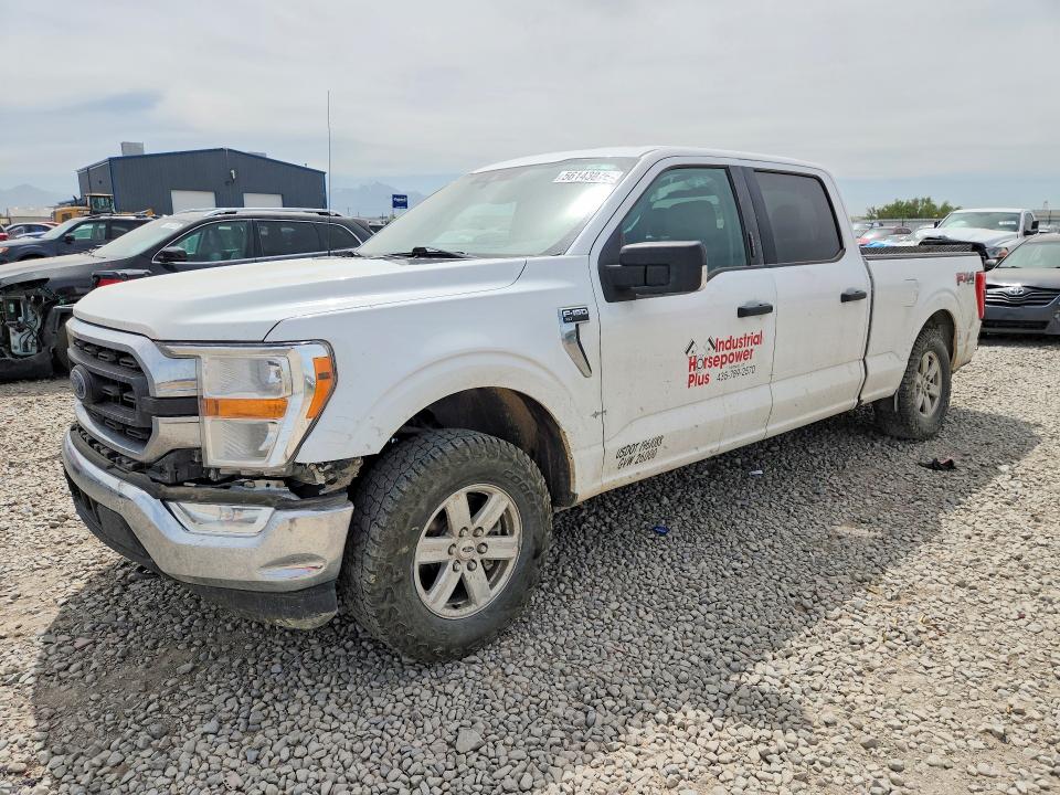 2021 Ford F-150 VIN 1FTFW1E81MFB32393 COPART salvage auction — FRONT END, Ut - Salvage Certificate, sold $5,800 on 2026-07-14 (photo 1)