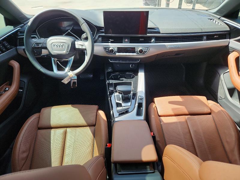 2023 Audi A5 VIN WAUFACF53PA030199 COPART salvage auction — WATER/FLOOD, TX - SALVAGE TITLE-FLOOD DAMAGE, sold $4,600 on 2026-07-30 (photo 8)