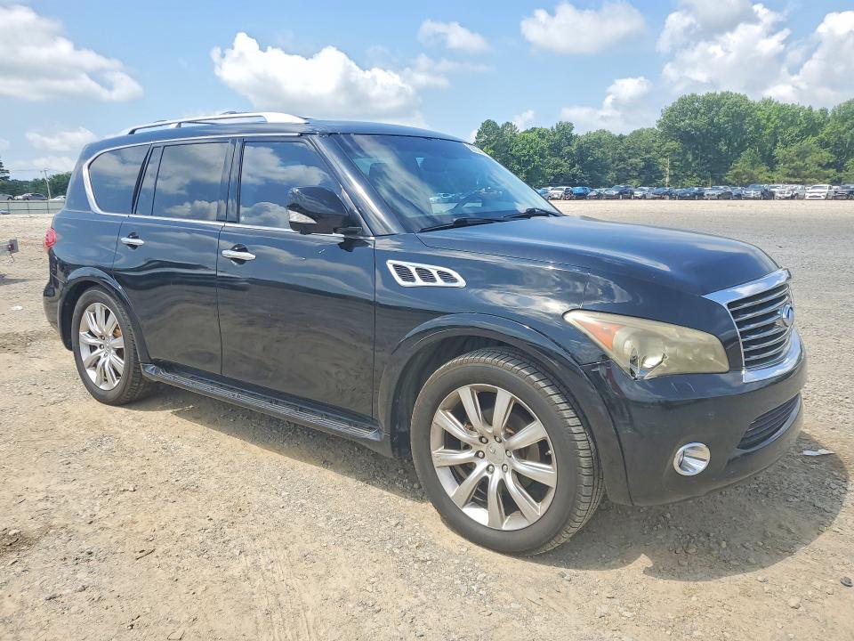 2012 Infiniti Qx56 VIN JN8AZ2NF2C9518585 COPART salvage auction — MINOR DENT/SCRATCHES, Ar - Certificate Of Title, sold $1,550 on 2026-07-08 (photo 4)