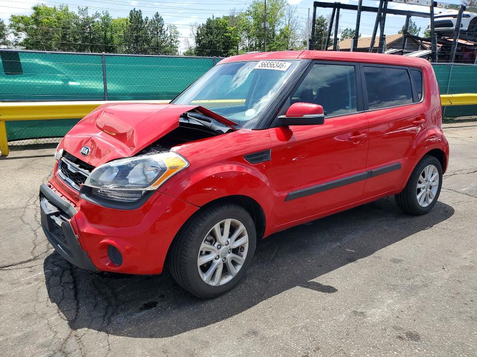 2013 Kia Soul VIN KNDJT2A69D7504263 COPART salvage auction — FRONT END, Co - Public - Salvage Title, sold $425 on 2026-07-07 (photo 1)