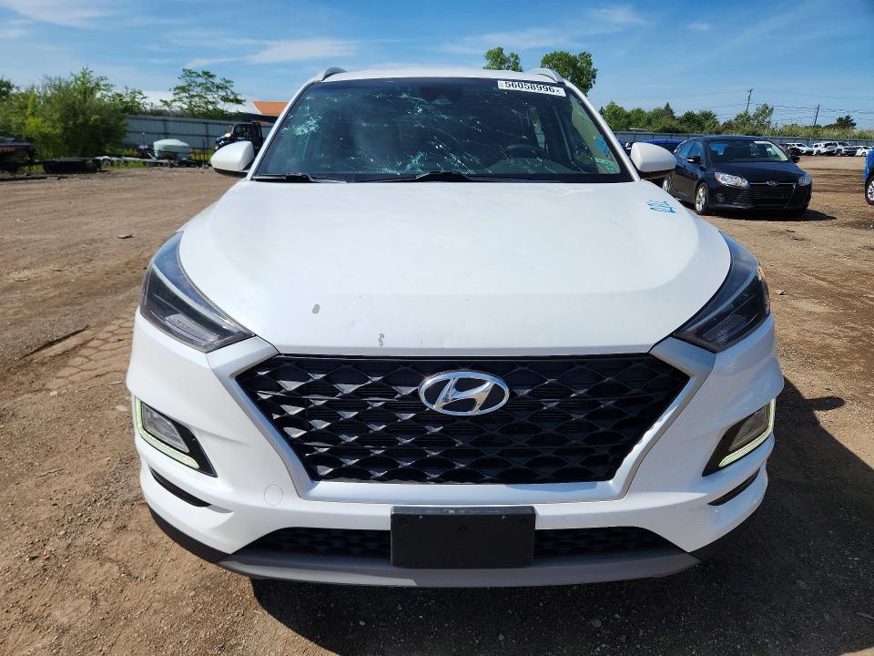 2019 Hyundai Tucson VIN KM8J3CALXKU019507 COPART salvage auction — HAIL, Oh - Cert Of Title-Salvage, sold $2,950 on 2026-07-16 (photo 5)
