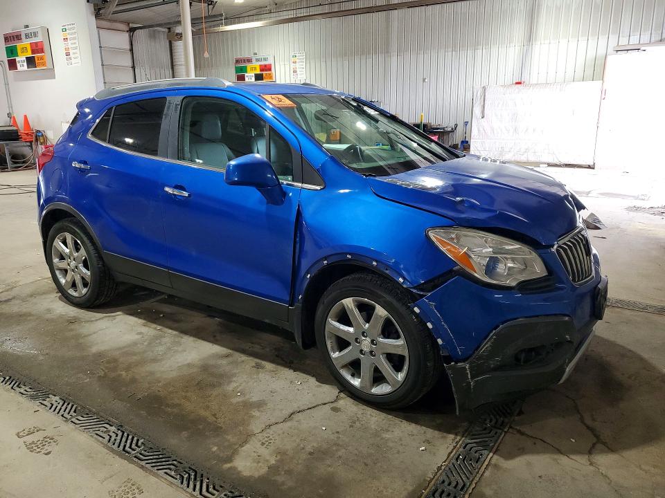 2013 Buick Encore VIN KL4CJCSB4DB092602 COPART salvage auction — FRONT END, Pa - Certificate Of Salvage, sold $450 on 2026-07-13 (photo 4)