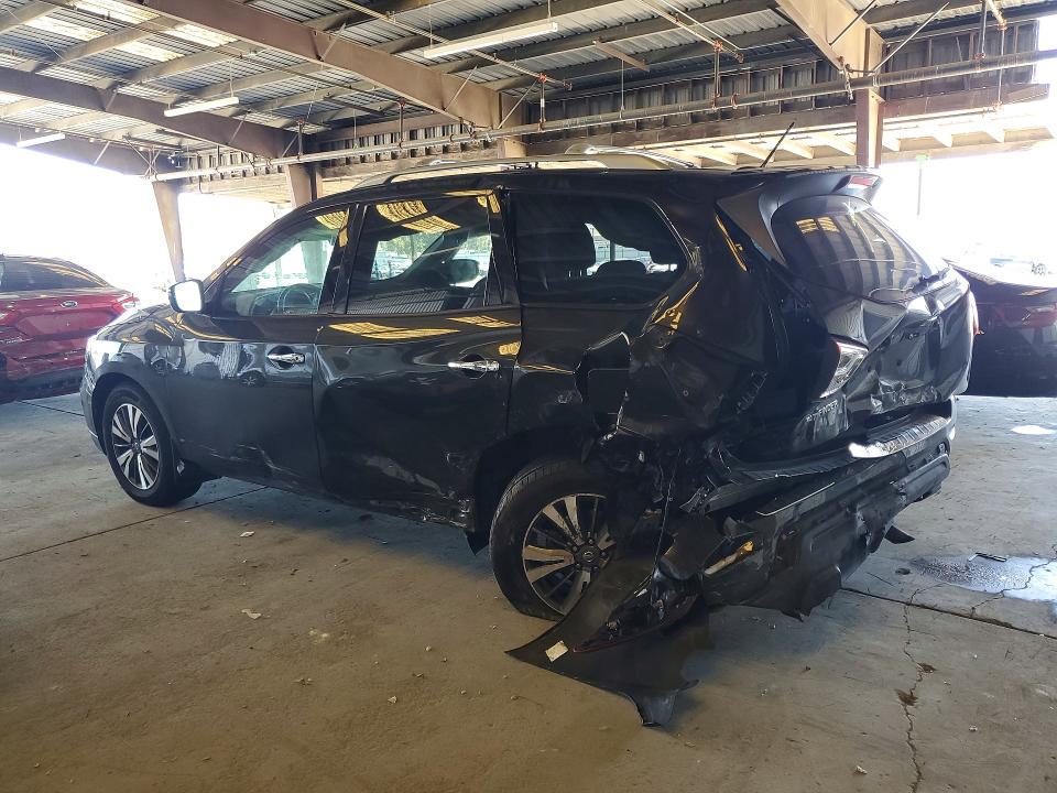 2017 Nissan Pathfinder VIN 5N1DR2MN3HC635647 COPART salvage auction — REAR END, Ca - Salvage Certificate, sold $1,250 on 2026-07-09 (photo 2)