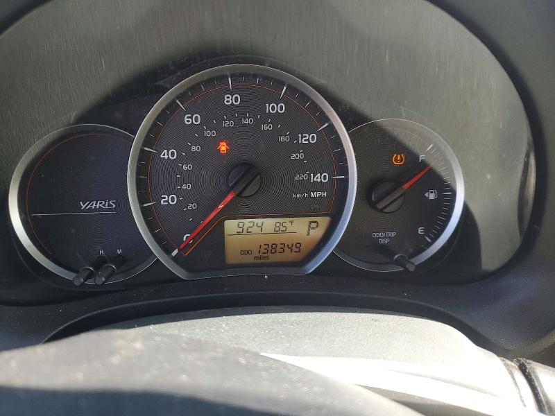 2013 Toyota Yaris VIN JTDKTUD35DD571655 COPART salvage auction — FRONT END, Tn - Salvage Certificate, sold $2,250 on 2026-07-27 (photo 9)