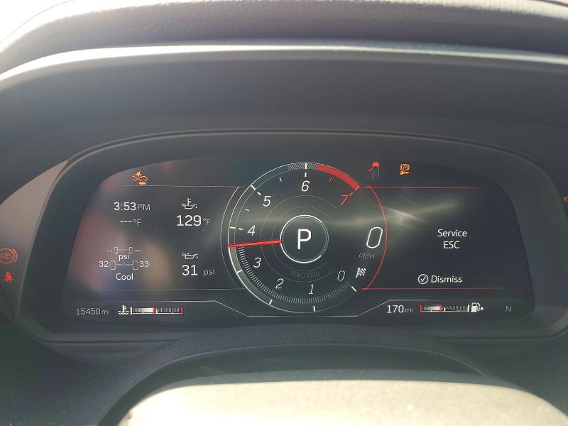 2022 Cadillac Ct4 VIN 1G6DC5RK1N0121074 COPART salvage auction — FRONT END, Tx - Salvage Vehicle Title, sold $8,700 on 2026-08-27 (photo 9)