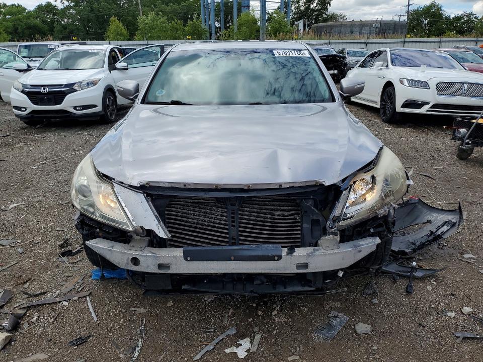 2012 Hyundai Genesis VIN KMHGC4DH0CU191800 COPART salvage auction — FRONT END, IL - SALVAGE CERTIFICATE, sold $225 on 2026-07-24 (photo 5)