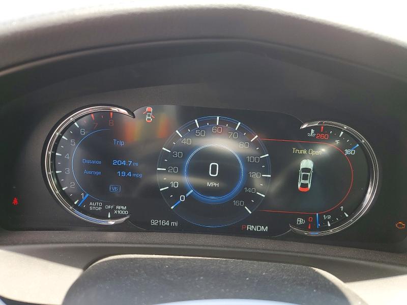 2017 Cadillac Ct6 VIN 1G6KF5RS4HU131626 COPART salvage auction — FRONT END, Co - Public - Salvage Title, sold $5,200 on 2026-07-09 (photo 9)