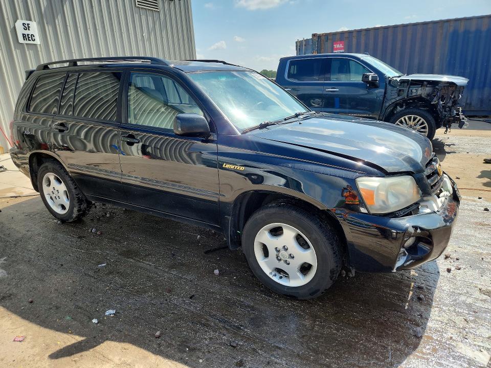 2004 Toyota Highlander VIN JTEEP21AX40028166 COPART salvage auction — FRONT END, Wi - Junked Vehicle Bill Of Sale, sold $600 on 2026-07-13 (photo 4)