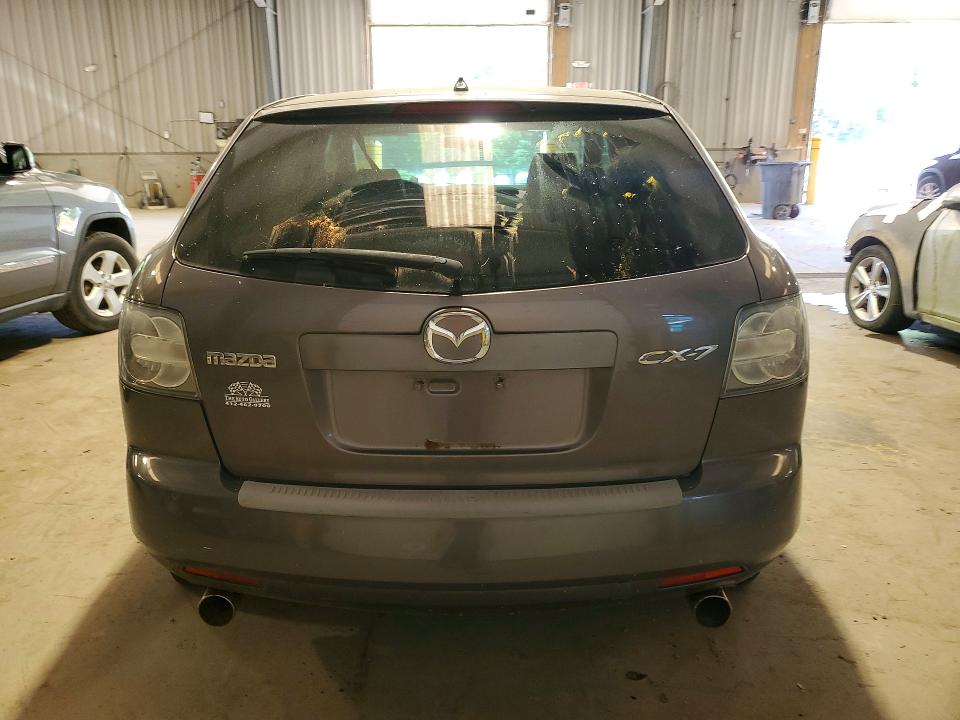 2007 Mazda Cx-7 VIN JM3ER293270109629 COPART salvage auction — MINOR DENT/SCRATCHES, PA - CERT OF TITLE, sold $450 on 2026-07-22 (photo 6)