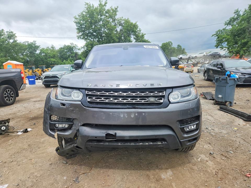 2017 Land rover RANGE ROVER VIN SALWG2FK0HA667420 COPART salvage auction — FRONT END, Md - Cert Of Salvage-Parts Only, sold $475 on 2026-07-28 (photo 5)