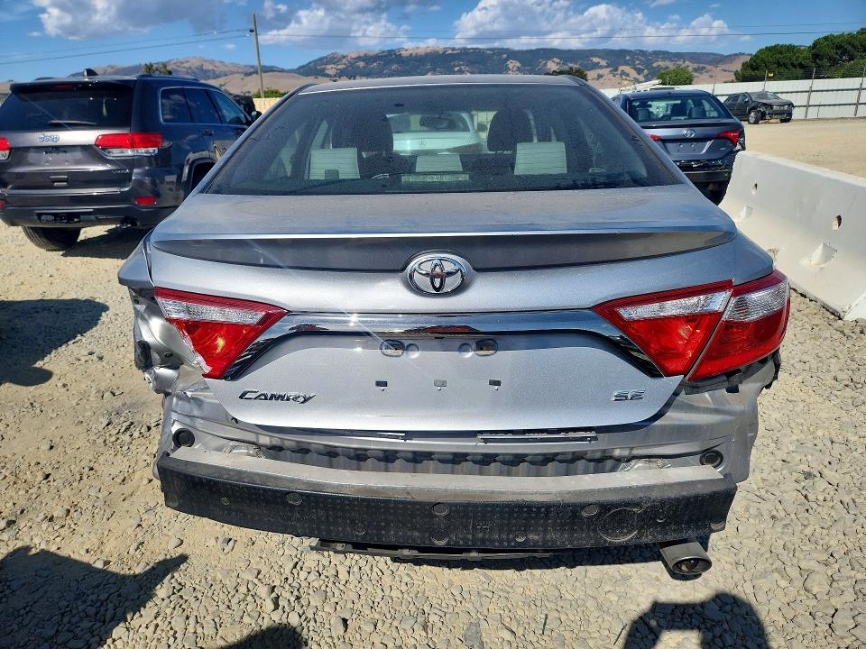 2015 Toyota Camry VIN 4T1BF1FK0FU111019 COPART salvage auction — REAR END, Ca - Salvage Certificate, sold $1,700 on 2026-07-09 (photo 6)