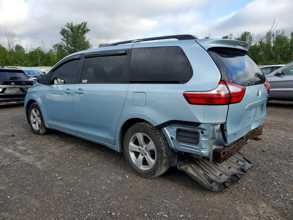2015 Toyota VIN 5TDKK3DC4FS529112 COPART salvage auction — REAR END, Ny - Mv-907A Salvage Certificate, sold $1,200 on 2026-07-06 (photo 2)