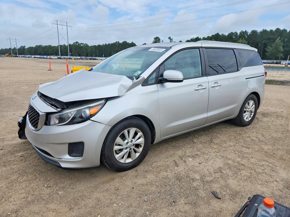 2016 Kia VIN KNDMB5C10G6116383 COPART salvage auction — FRONT END, La - Cert Of Title-Salvage, sold $1,050 on 2026-07-02 (photo 1)