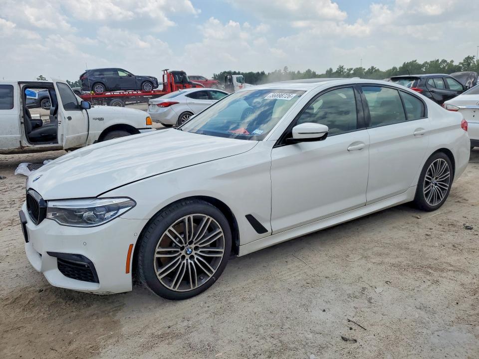 2020 BMW 5er VIN WBAJR3C07LCD55337 COPART salvage auction — WATER/FLOOD, Tx - Salvage Title-Flood Damage, sold $10,400 on 2026-07-07 (photo 1)