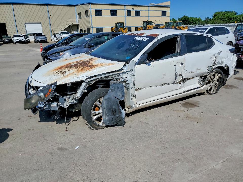 2012 Kia VIN 5XXGN4A70CG068384 COPART salvage auction — FRONT END, Tx - Salvage Vehicle Title, sold $350 on 2026-07-09 (photo 1)