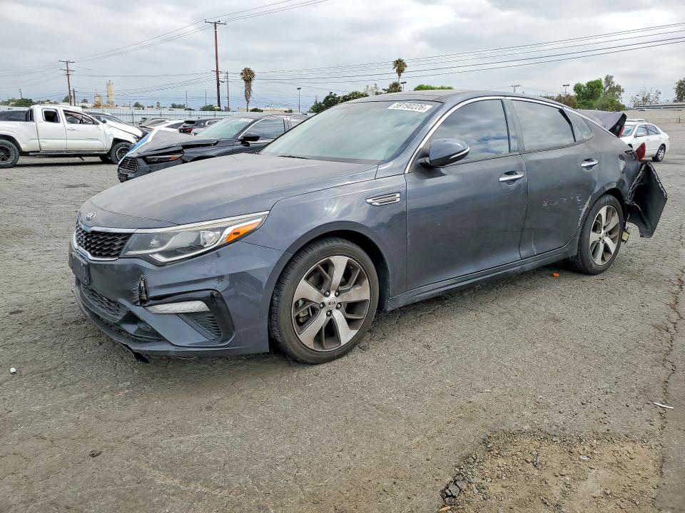 2019 Kia Optima VIN 5XXGT4L34KG305733 COPART salvage auction — REAR END, CA - SALVAGE CERTIFICATE, sold $925 on 2026-07-18 (photo 1)