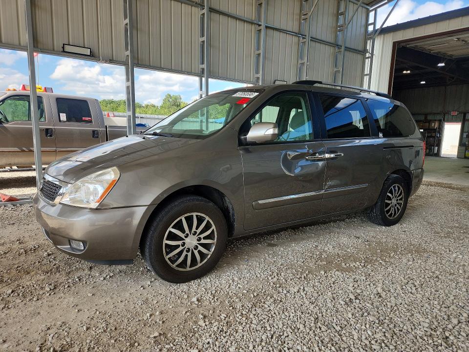 2012 Kia SEDONA VIN KNDMH4C74C6427158 COPART salvage auction — HAIL, Mo - Certificate Of Title, sold $1,500 on 2026-07-08 (photo 1)
