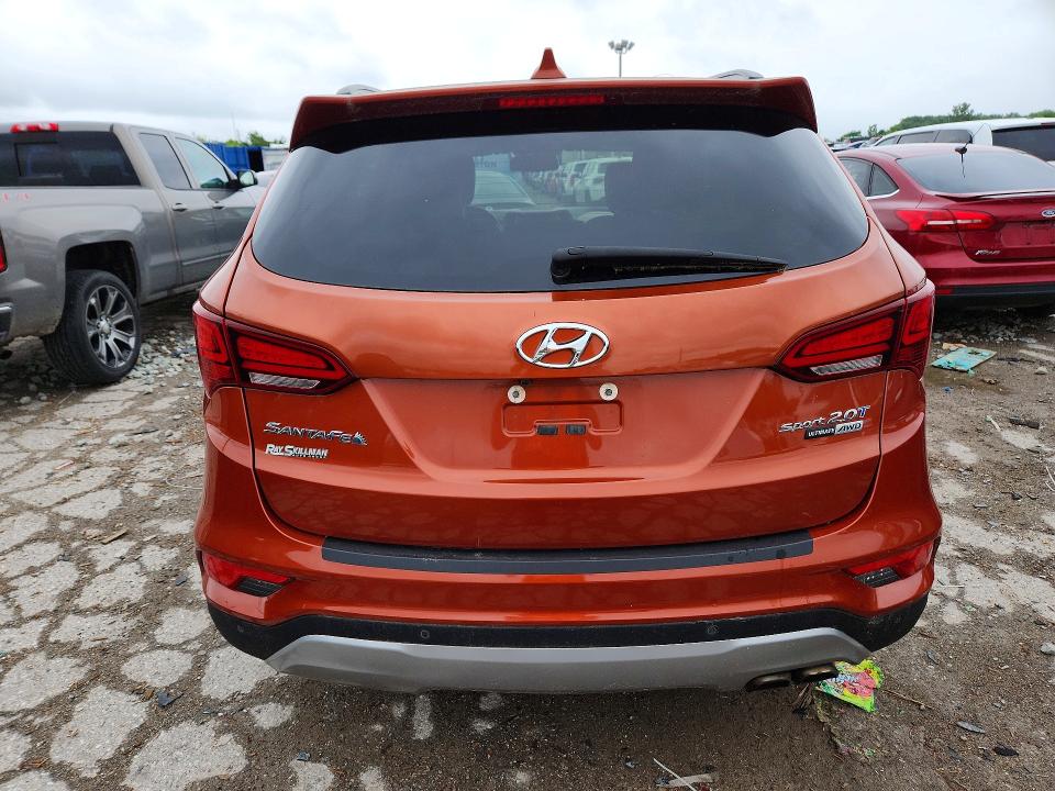 2017 Hyundai Santa fe VIN 5XYZWDLA7HG479976 COPART salvage auction — NORMAL WEAR, IN - CERTIFICATE OF TITLE, sold $5,100 on 2026-07-14 (photo 6)