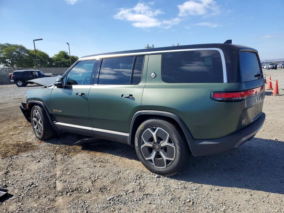 2023 Rivian R1s VIN 7PDSGABA8PN018767 COPART salvage auction — FRONT END, Ca - Salvage Certificate, sold $16,200 on 2026-09-11 (photo 2)