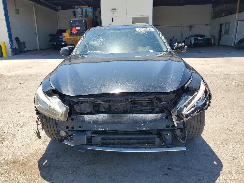 2017 Infiniti Q50 VIN JN1FV7AP3HM850843 COPART salvage auction — FRONT END, Tx - Salvage Vehicle Title, sold $150 on 2026-09-04 (photo 5)