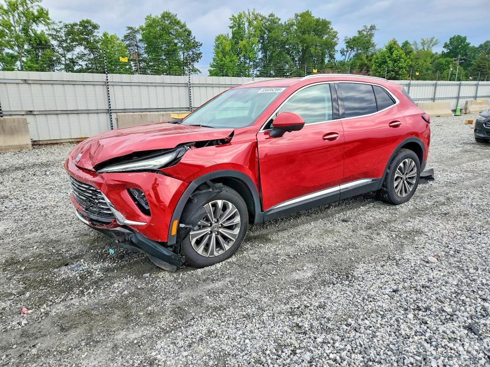 2025 Buick Envision VIN LRBFZKE44SD031382 COPART salvage auction — FRONT END, Sc - Cert Of Title-Salvage, sold $8,400 on 2026-07-22 (photo 1)