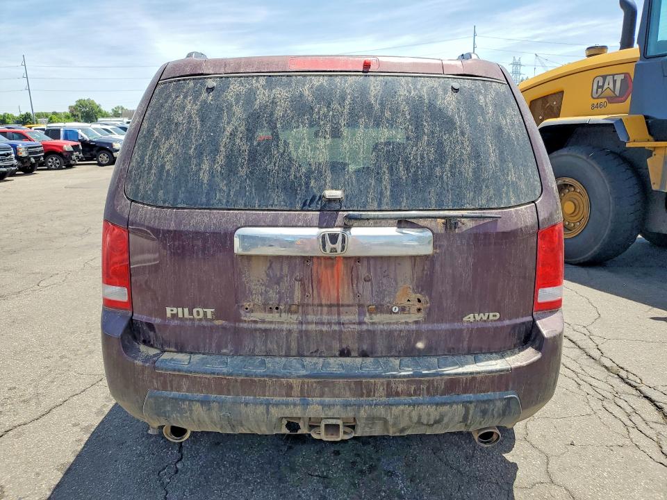 2010 Honda Pilot VIN 5FNYF4H50AB037853 COPART salvage auction — VANDALISM, Co - Salvage Title, sold $1,100 on 2026-07-09 (photo 6)