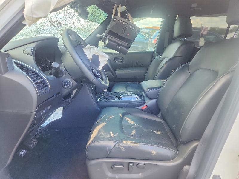 2024 Nissan Armada VIN JN8AY2BB0R9854104 COPART salvage auction — FRONT END, Oh - Cert Of Title-Salvage, sold $125 on 2026-07-28 (photo 7)
