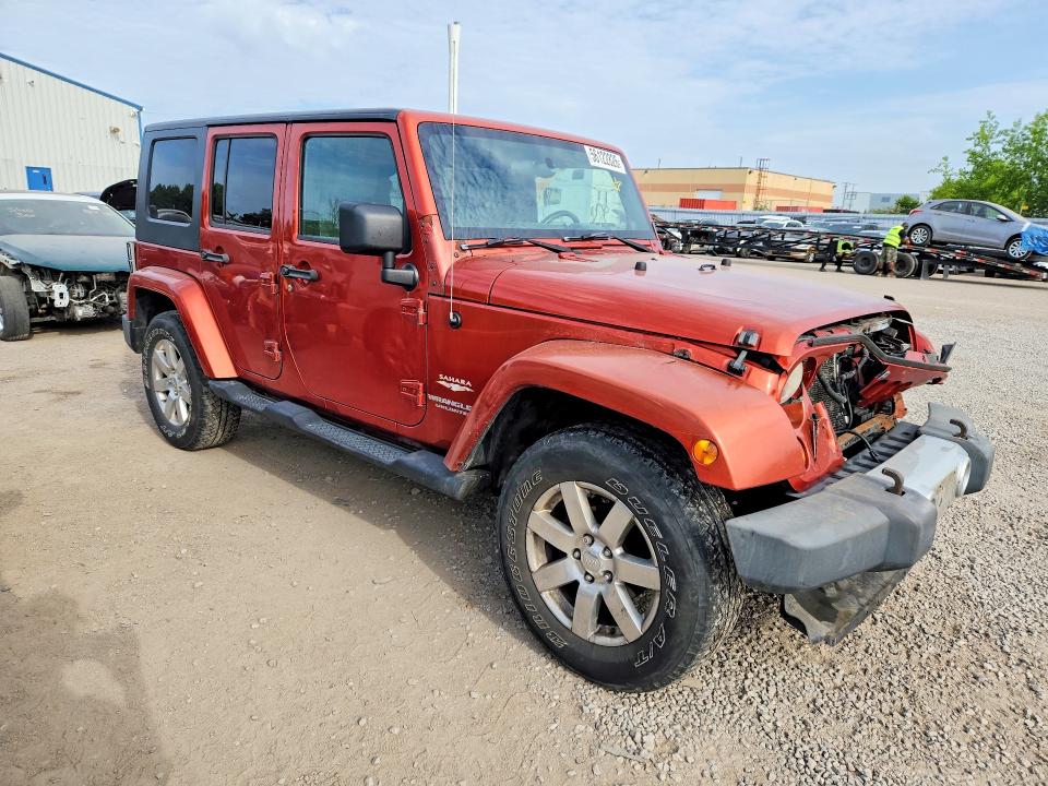 2009 Jeep Wrangler unlimited VIN 1J4GA59149L731962 COPART salvage auction — FRONT END, ON - PERMIT SALVAGE, sold $1,800 on 2026-07-28 (photo 4)