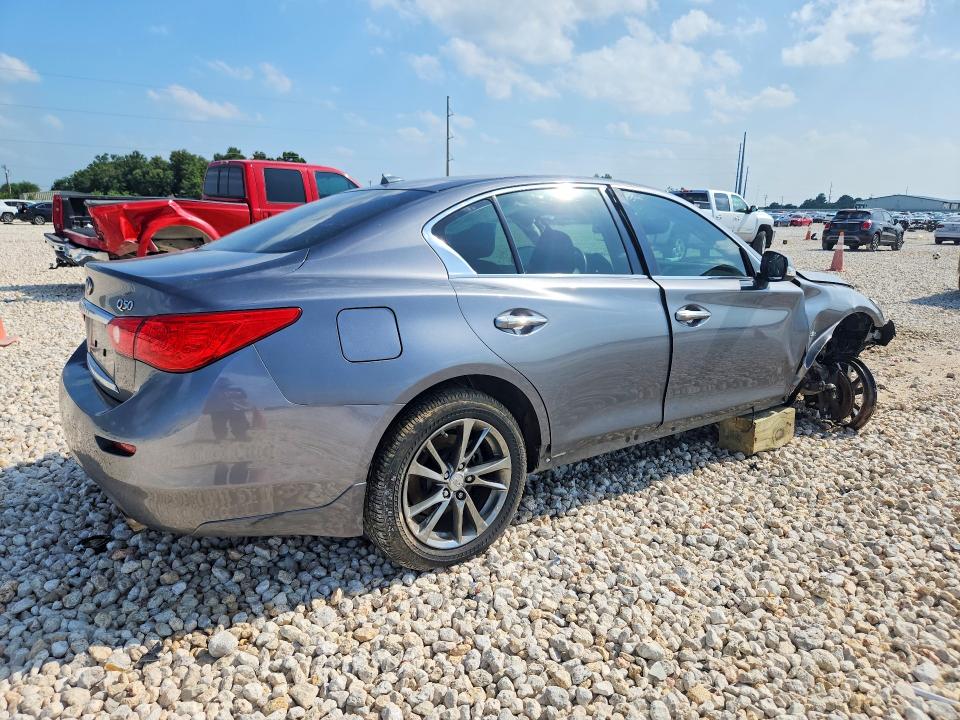 2017 Infiniti VIN JN1EV7AP5HM738833 COPART salvage auction — UNDERCARRIAGE, Tx - Salvage Vehicle Title, sold $1,600 on 2026-07-02 (photo 3)