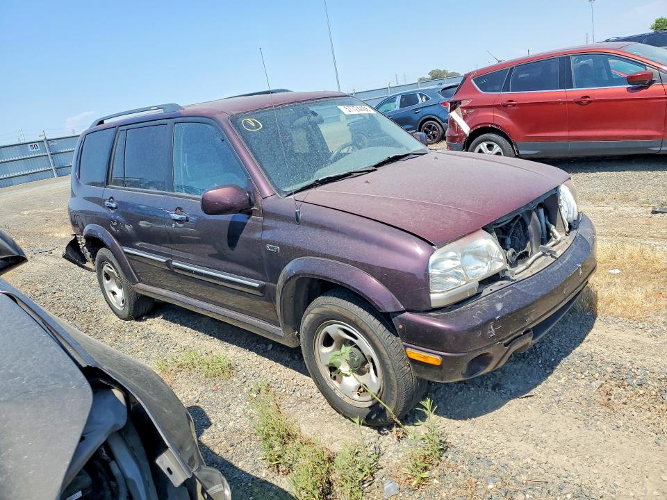 2002 Suzuki Xl7 VIN JS3TX92V224130235 COPART salvage auction — FRONT END, Ca - Salvage Certificate, sold $100 on 2026-07-20 (photo 4)