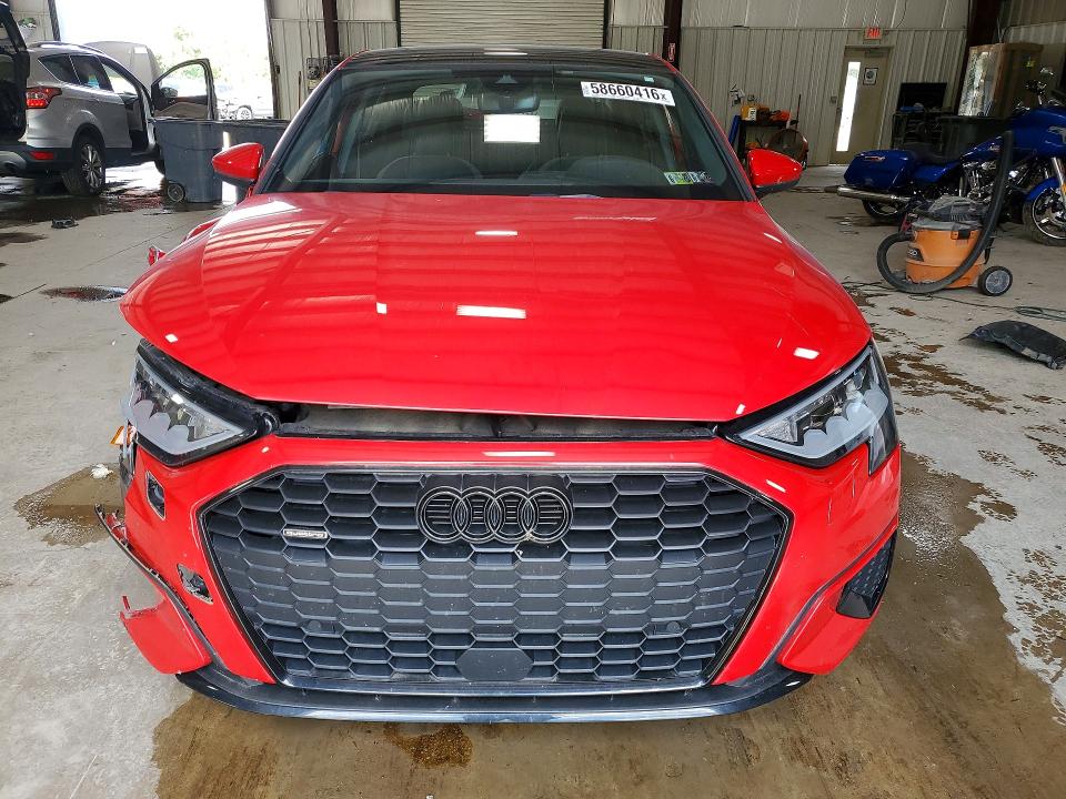 2022 Audi A3 VIN WAUGUDGY4NA105581 COPART salvage auction — FRONT END, Pa - Certificate Of Salvage, sold $10,700 on 2026-07-08 (photo 5)