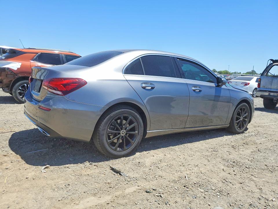 2019 Mercedes-benz A-klasse VIN WDD3G4EB8KW033408 COPART salvage auction — FRONT END, Ca - Salvage Certificate, sold $4,750 on 2026-07-14 (photo 3)