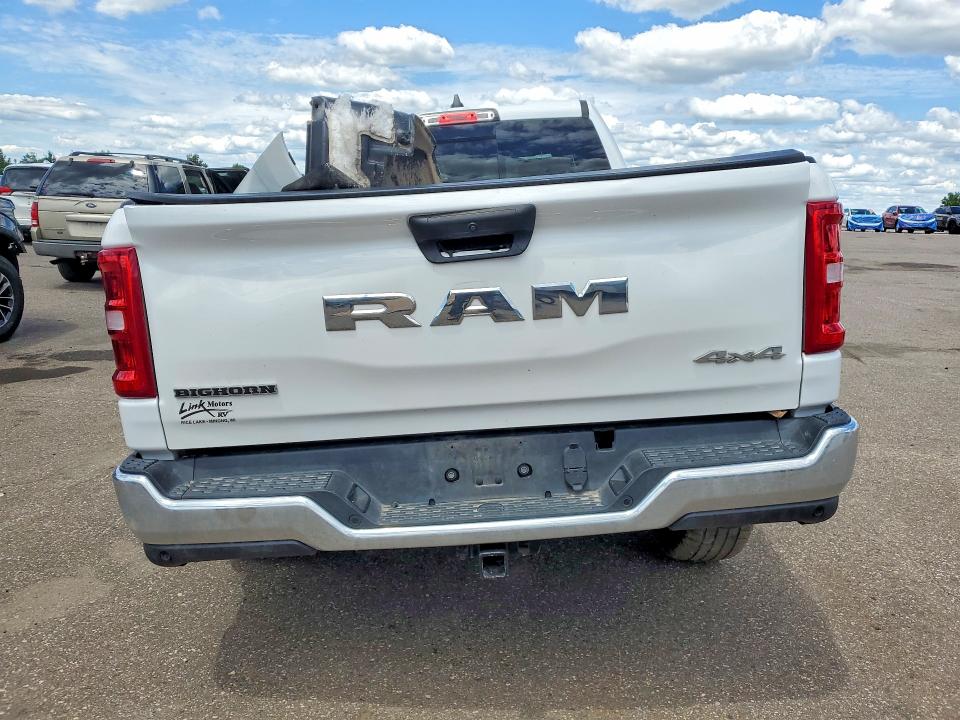 2025 Ram VIN 1C6RRFBG8SN654218 COPART salvage auction — FRONT END, Wi - Cert Of Title-Salvage Vehicle (P), sold $9,600 on 2026-07-30 (photo 6)